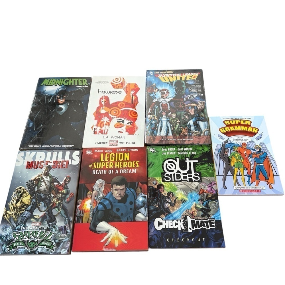 Comic Book Collection Bundle Midnighter Marvel Skrull Legion of Super Heroes